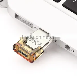 on the go OTG Flash Usb Drive Usb 3.0 Flash Drive Crystal Usb Flash Drive With Hign Speed thumbnail-1