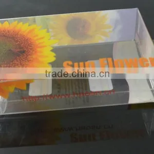 Full Color Printing Custom Made Transparent Small Plastic Wine Box thumbnail-1