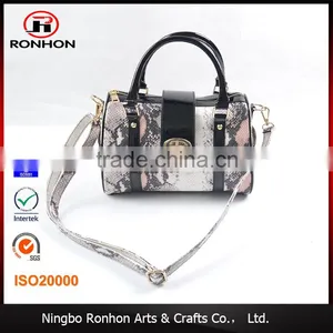 2016 Trency Snakeskin Leather Bag, Fashion Hand Bag thumbnail-6