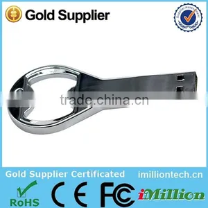 Accept Logo Print Novelty Bottle Opener Custom Usb Flash Drive thumbnail-3