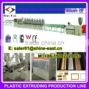 PS Foaming Phtoto Frame Bar Production Line / Frame Picture Moldings Profiles Production Line thumbnail-1