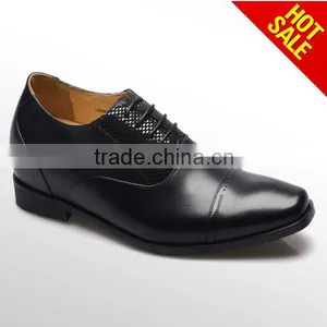 Hot Sale Pointed Toe Quality Elevator Height Increasing Men Dress Shoes thumbnail-1