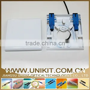 Dual Ports Wall FTTH Socket FTTx Faceplate thumbnail-1