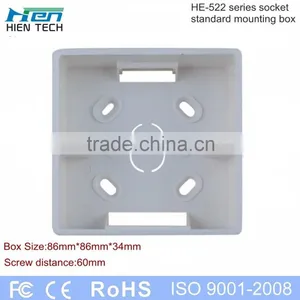86 Type Mounting Box for HE-522 Series and HE-530 Series USB Wall Socket Using thumbnail-1