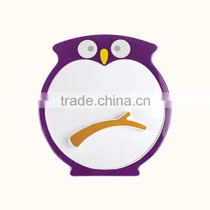 Funny Bpa Free pp Baby Kid Dinner Plate Dishes Free Sample thumbnail-5
