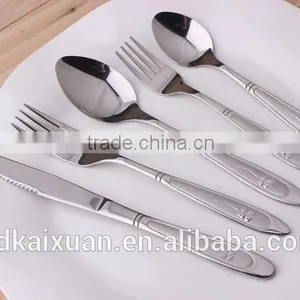 Delicate Clover Sign Stainless Steel Flatware Set KX-S020 thumbnail-4
