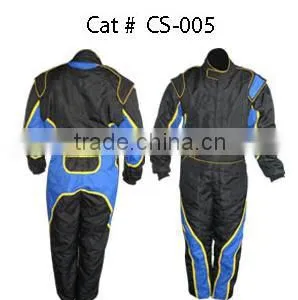 Black And Blue Nomex Racing Suit thumbnail-1