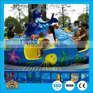 Outdoor Fun Rides Cheap Carnival Game Ride Sea Disc Turntable Ride for Sale thumbnail-5