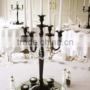 Elegant Decorative Black Candelabra or Black Candelabras Weddings thumbnail-1