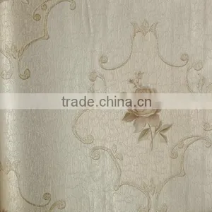 High Quality Vinyl Wallpaper With Beautiful Flowers thumbnail-2