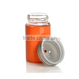 Glass Herbs and Spices Bottle With Stainless Steel Caps thumbnail-3