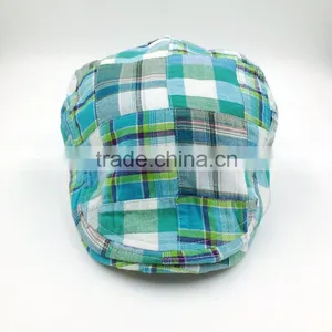 Custom Design Fashion Check Ivy Cap Manufacturing thumbnail-3