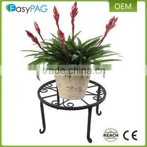 Factory Price Garden Supplies Floor Standing Iron Metal Flower Pot Rack thumbnail-1