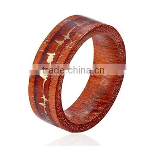 Natural Wood Ring, Wooden Jewelry Ring thumbnail-2
