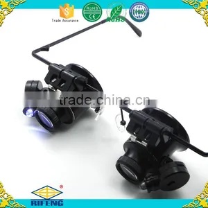 Headset Glasses Type Watch Repair Magnifier With Led Light Magnifier thumbnail-3