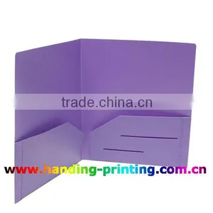High Quality Company Paper File Pocket Folder Printing Service thumbnail-1