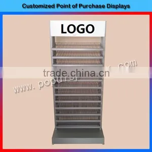 Custom POP 12 Tiers Metal Floor Nail Polish Display Rack thumbnail-1