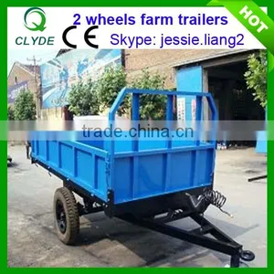 Agricultural Tipping Trailer Small Farm Tractor Trailer for Sale thumbnail-1