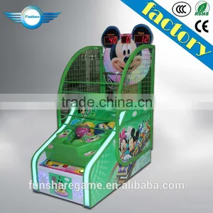 Micky Mouse Coin Operated Basketball Game Machine For Kids thumbnail-1