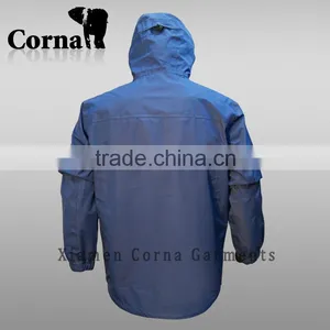 3 Layer Polyester Fabric Lightweight Mens Trekking Jacket thumbnail-2