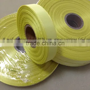 High Quality Satin Ribbon,100% Polyester Plain Woven Label Fabric, Polyester Label Tape for Underwear Labels thumbnail-5
