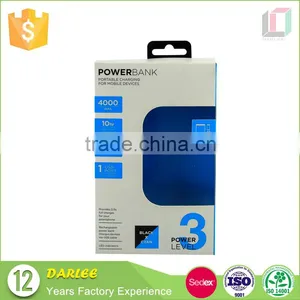 Top Quality Custom Logo Recyclable Kraft Paper Portable Power Paper Packing Boxes thumbnail-4
