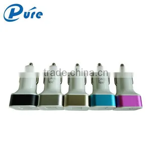 Factory Supplier Customized Portable 2 Usb 5v 2.1 Micro Car Charger Smart Phone Car Charger Car Usb Charger thumbnail-4
