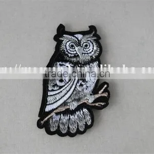 2016 Hot Selling Patches Embroidery Iron on Embroidery Owl Pattern Patch Trim thumbnail-2