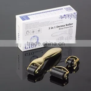 GTO Factory Wholesale High Quality 3 in 1 Derma Roller Micro Needle Roller Meso Roller thumbnail-3