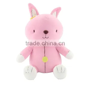 Cute Wholesale Stuffed Plush Pink Rabbit Toy thumbnail-1