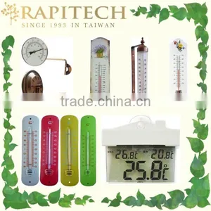 Gardening Indoor Outdoor Plastic Wooden Metal Deorative Thermometer Wall Thermometer thumbnail-1