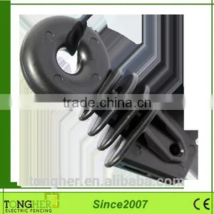 Electrical Fence Insulator Flat Post Insulator Plastic Factory thumbnail-1