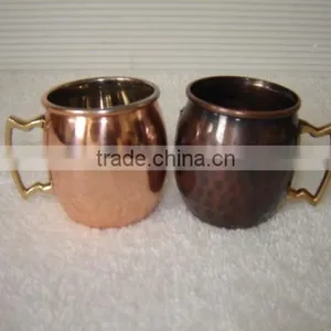 MINI SMALL MOSCOW MULE COPPER MUG PURE SOLID 100% COPPER NEW STLYE thumbnail-1