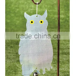 PK 2 Outdoor Decor Reflecting Guard Owl,Scare Owl,Bird Repellent,Owl Deterrent thumbnail-1
