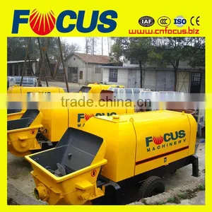 400m Vertical Delivery Distance Diesel Engine Concrete Trailer Pump 88m3/h thumbnail-4