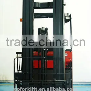 1.5T Electric Reach Forklift Truck-standing thumbnail-2