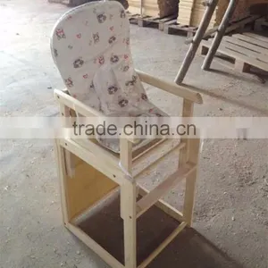 Manufacture Wooden Baby Highchair Multi-function Baby Eating Chair thumbnail-1
