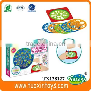 Plastic Kid Flower Drawing Stencil Set thumbnail-2