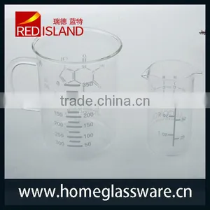 Borosilicate Glass Mug Beaker With Handle /Lab Glassware/Lab Consumable thumbnail-1