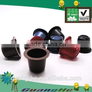 Wholesale PLA Empty Coffee Packaging Cups, Biodegradable Non-toxic Nespresso Coffee Capsule thumbnail-1