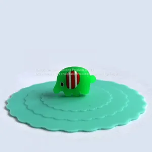 FDA Coffee Mug Cover Silicone Plastic Lid thumbnail-4