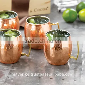 Copper Moscow Mule Mug, New Design Copper Beer Mug, Pure Copper Moscow Mule Mug thumbnail-1