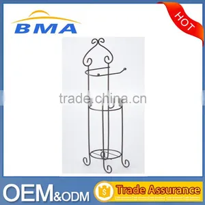2016 Wholesale Bathroom Toilet Metal Wire Paper Roll Holder thumbnail-1