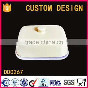 Factory Direct Wholesale Ceramic Tureen Butter Dish thumbnail-1