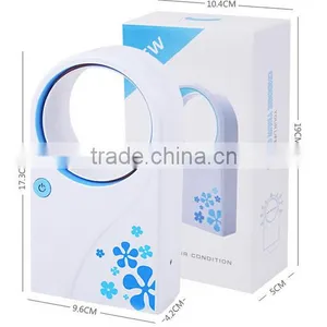 RGKNSE New Portable USB Mini Bladeless Fan Refrigeration Desktop No Leaf Cooling Fans Air Conditioner thumbnail-6