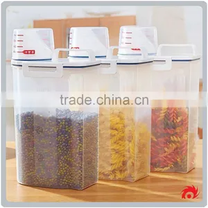 Moistureproof Plastic Kitchen Food Cereal Grain Rice Storage Container Box thumbnail-1