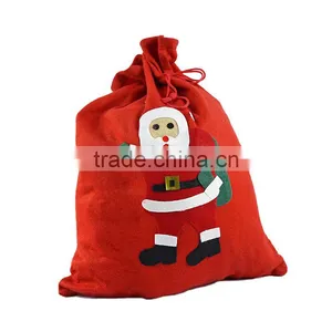 Large Felt Christmas Gift Bag Santa Sack - Two Designs Available thumbnail-2