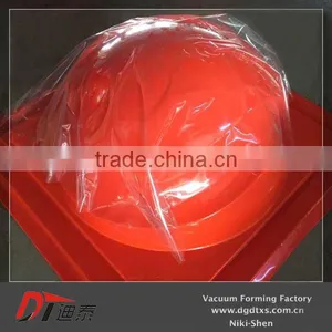 Acrylic Plastic Fabrication of Red Hemispheric Vacuum Forming Product thumbnail-2