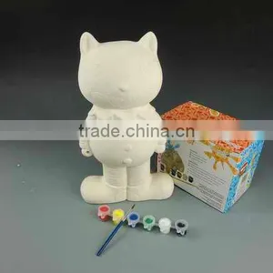 DIY Pottery Fish Coin Bank-diy Ceramic Christmas Decorations -paint it Yourself Halloween Gifts thumbnail-4