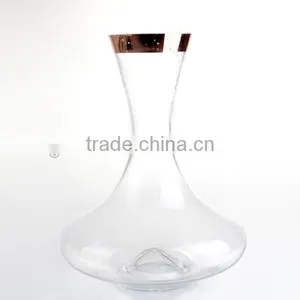 Rose Gold Electroplating of Mouth Wine Decanter thumbnail-2